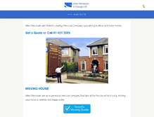 Tablet Screenshot of allenremovals.ie